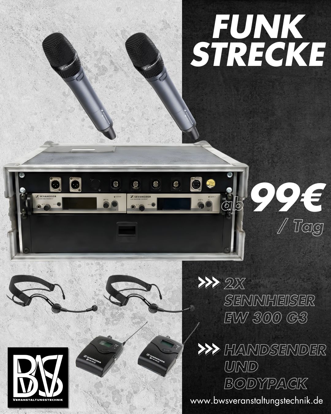 Funkmikrofon - Kabellose Mikrofon-Systeme für Events